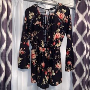 A floral romper